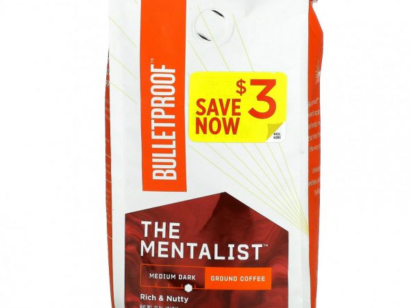 BulletProof, The Mentalist, кофе, молотый, средне-темная обжарка, 340 г (12 унций)