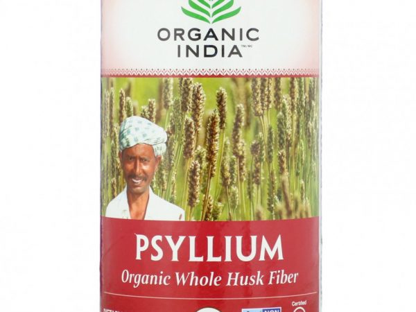 Organic India, Подорожник, клетчатка из шелухи органического подорожника, 340 г (12 унций)