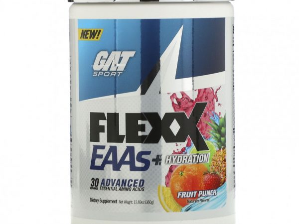 GAT, Flexx EAA + Hydration, фруктовый пунш, 360 г (12,69 унции)