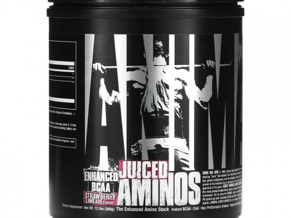 Universal Nutrition, Animal Juiced Aminos, клубничный лаймад, 366 г (12,9 унции)