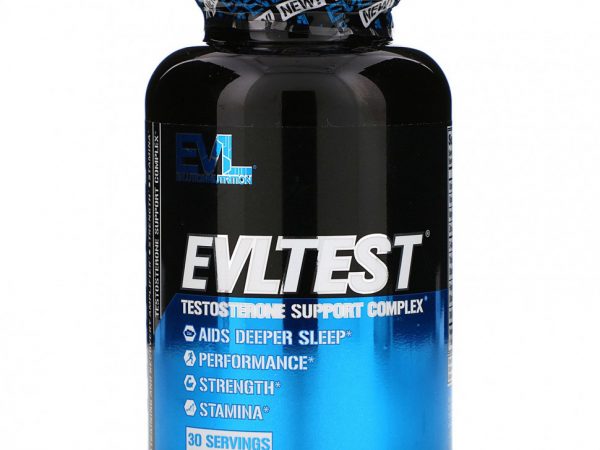 EVLution Nutrition, EVLTest, комплекс тестостероновой поддержки, 120 таблеток
