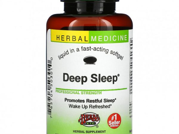 Herbs Etc., Deep Sleep, 120 капсул быстрого действия