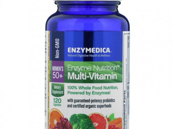 Enzymedica, Мультивитамины Enzyme Nutrition, для женщин старше 50 лет, 120 капсул