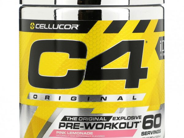 Cellucor, C4 Original Explosive, до тренировки, розовый лимонад, 13,8 унц. (390 г)