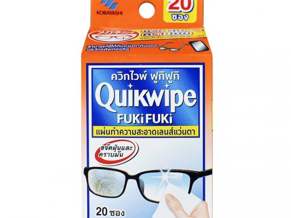 Quikwipe fukifuki Spectacle Lens Cleaner 20pcs