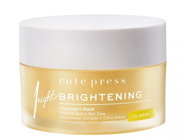 Cute Press 1 Night Brightening Overnight Mask 50g