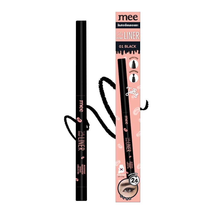 #Mee Jelly InnerLiner 01Black+Lip liner