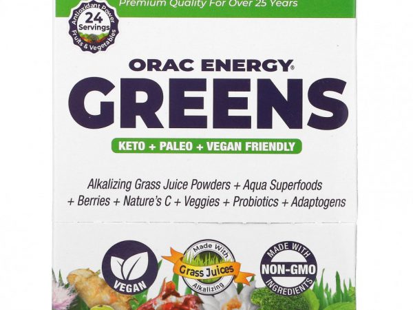Paradise Herbs, Зеленая пища 'Энергия ORAC', 15 пакетиков по 6 г