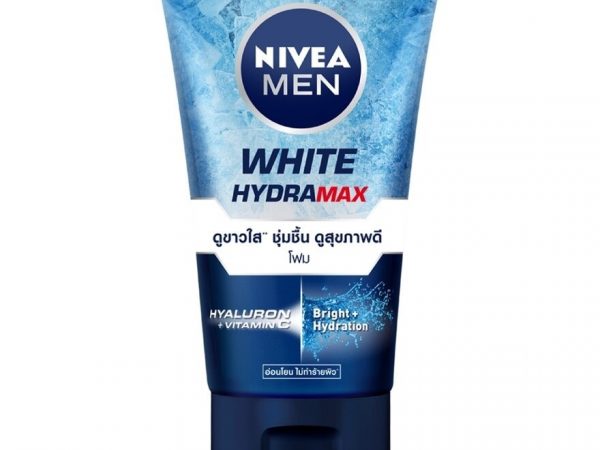 Nivea Men White Hydramax Foam 100 G. ผู้ชาย โฟมล้างหน้า