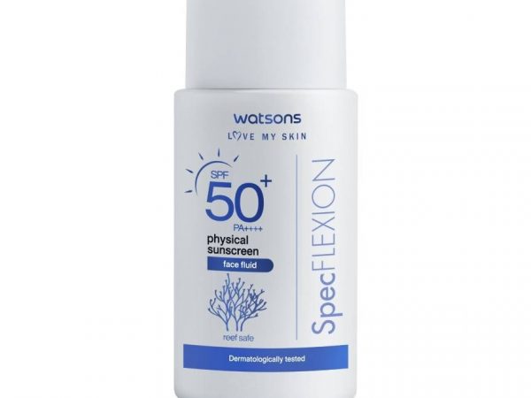 Watsons Physical Sunscreen Face Fluid SPF50+ Pa++++  30ml