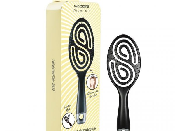 Watsons Wet Dry Hair Brush With Cleaning Cap