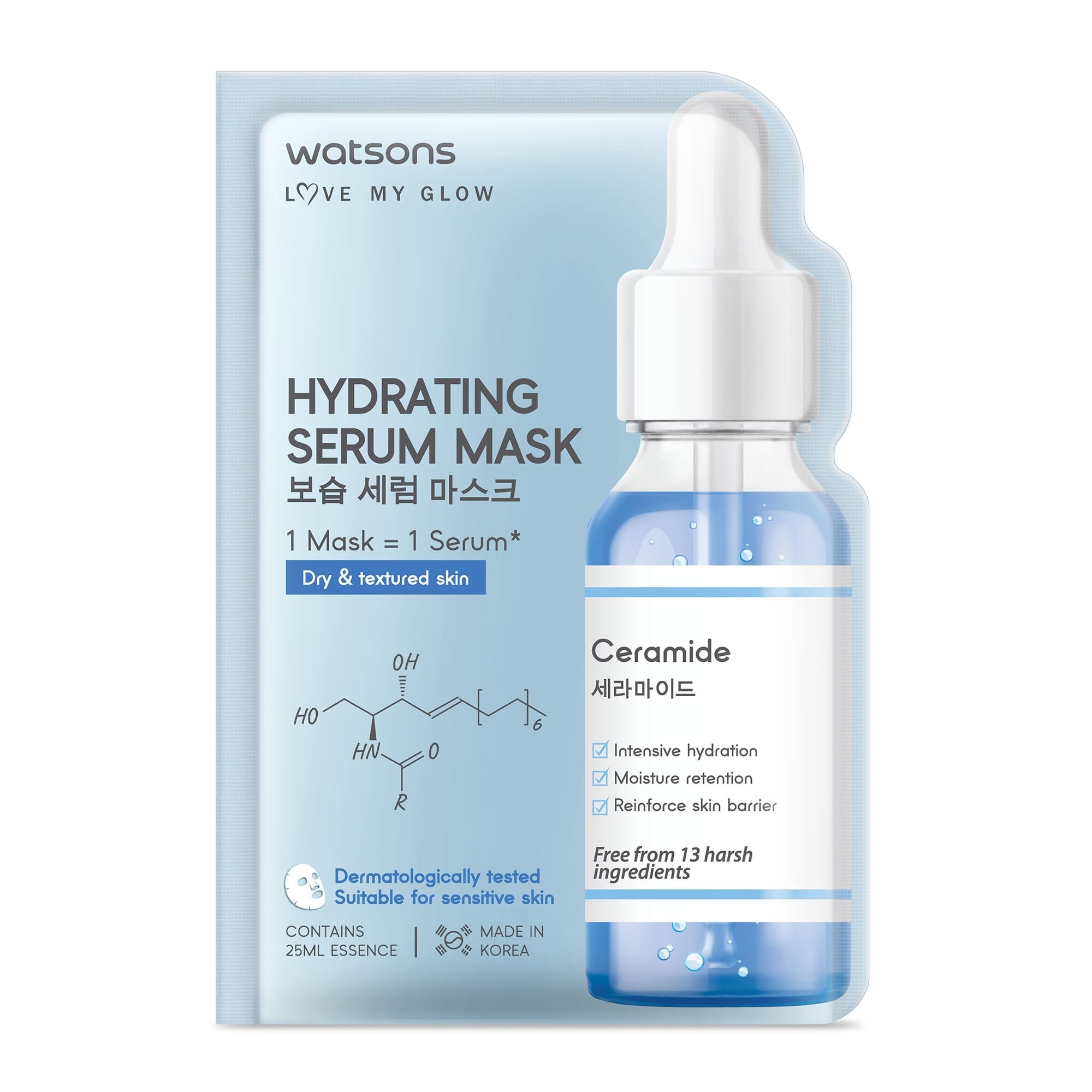 Watsons Hydrating Serum Mask 1sheet.