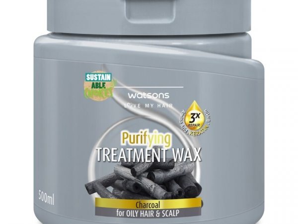 Watsons Treatment Wax Charcoal for Oily Hair  Scalp 500ml.