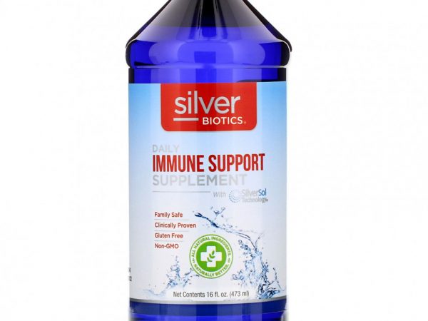 American Biotech Labs, Silver Biotics, ежедневная добавка для укрепления иммунитета с технологией SilverSol, 473 мл (16 жидк. унций)