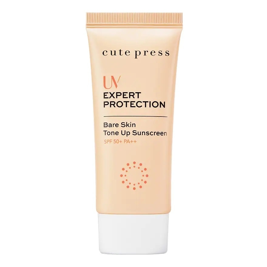 Cute Press UV Expert Protection Bare Skin Tone UP Sunscreen SPF 50+ PA++ 30 G.