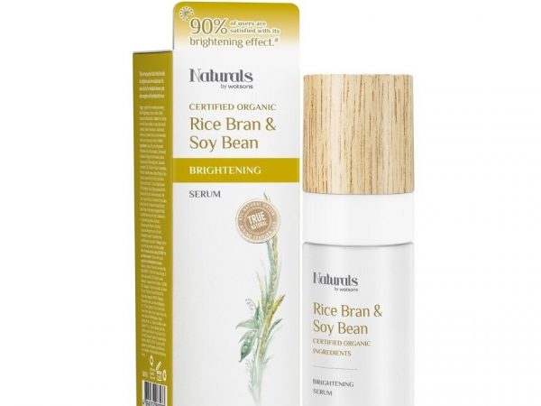 Naturals by Watsons Rice Bran  Soy Bean Brightening Serum 30ml.