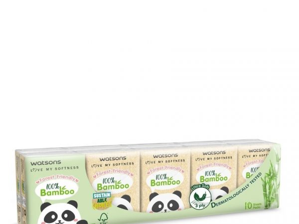 Watsons Forest Friendly Bamboo Mini Hankies 3ply 10pcs.