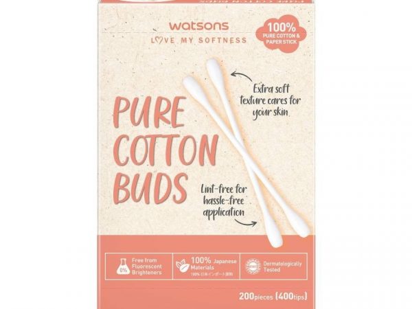 Watsons Pure Cotton Buds 200 pcs.