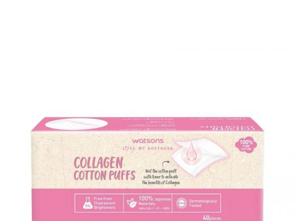 Watsons Collagen Cotton Puffs 40 pcs.