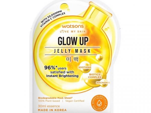 Watsons Glow Up Jelly Mask 1 sheet.