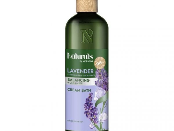 Naturals By Watsons Lavender Balancing Cream Bath 490ml