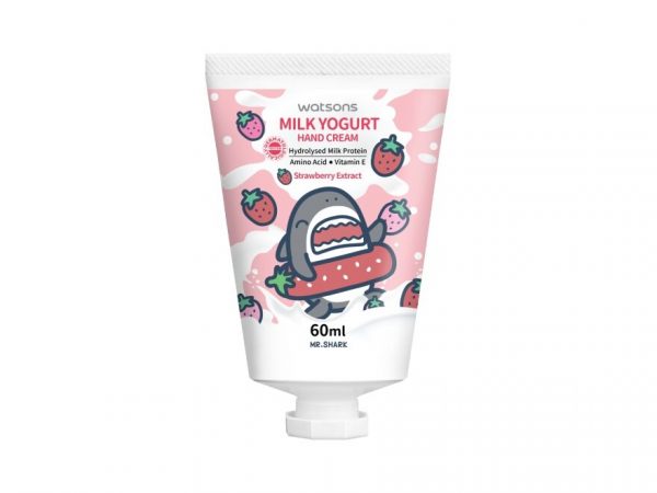 Watsons Milk Yogurt Hand Cream Strawberry Extract 60ml.(Mr.Shark)