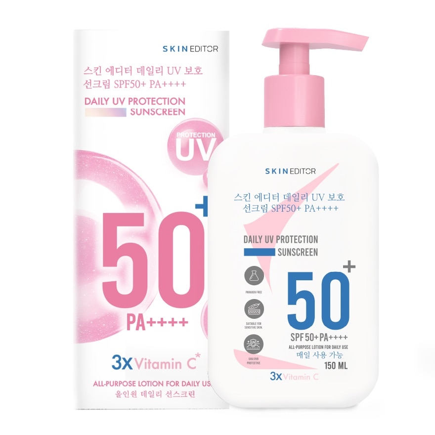 Skin Editor Daily UV Protection Sunscreen Body Cream SPF50+ PA++++ 150ml.