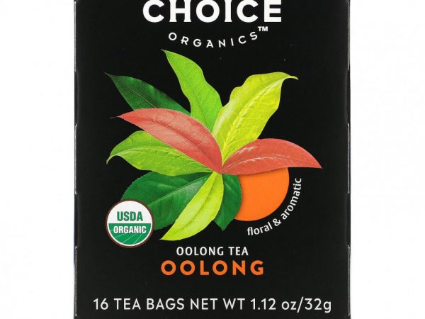 Choice Organic Teas, Oolong Tea, улун, 16 чайных пакетиков, 32 г (1,12 унции)