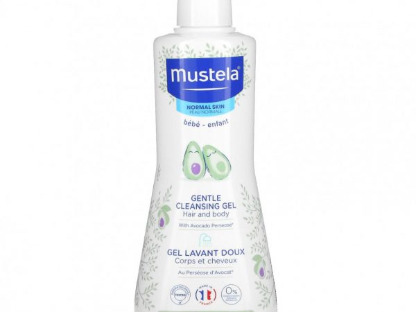 Mustela, детский мягкий гель для волос и тела с авокадо, для нормальной кожи, 500 мл (16,9 жидк. унций)
