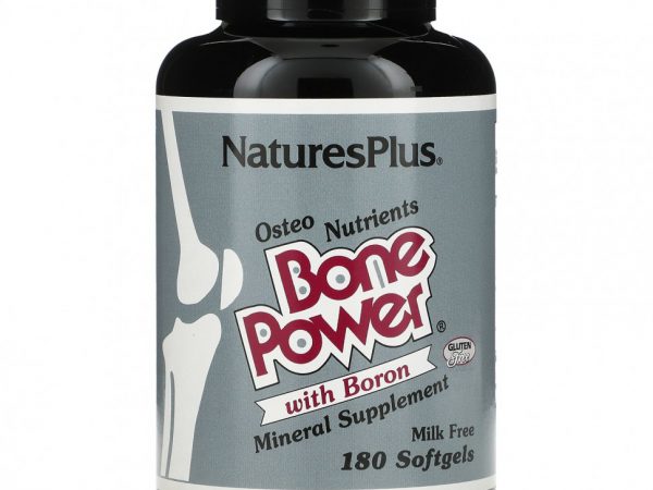 NaturesPlus, Bone Power с бором, 180 капсул