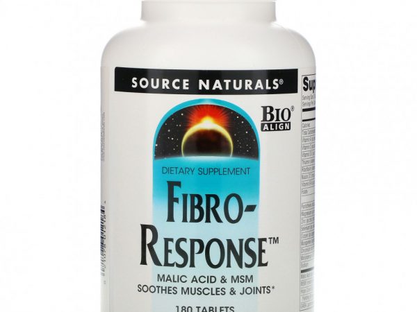 Source Naturals, Фибро-Ответ, 180 таблеток