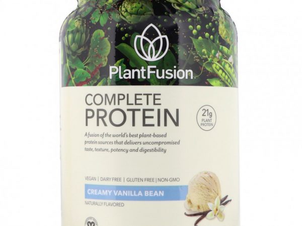 PlantFusion, Complete Protein, сливочная ваниль, 900 г (2 фунта)