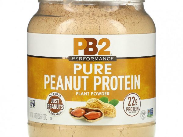 PB2 Foods, Порошок чистого арахисового протеина, 2 фунта (907 г)
