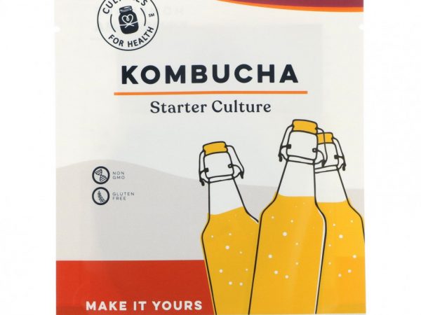 Cultures for Health, комбуча, 1 пакетик, 2,4 г (0,08 унции)