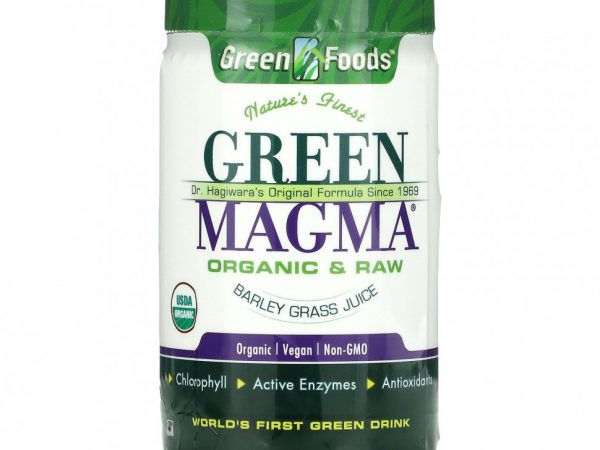 Green Foods, Green Magma, сок из зеленых побегов ячменя в порошке, 80 г (2,8 унции)
