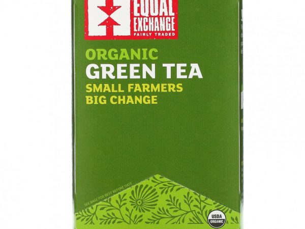 Equal Exchange, Органический зеленый чай, 20 чайных пакетиков, 40 г (1,41 унции)
