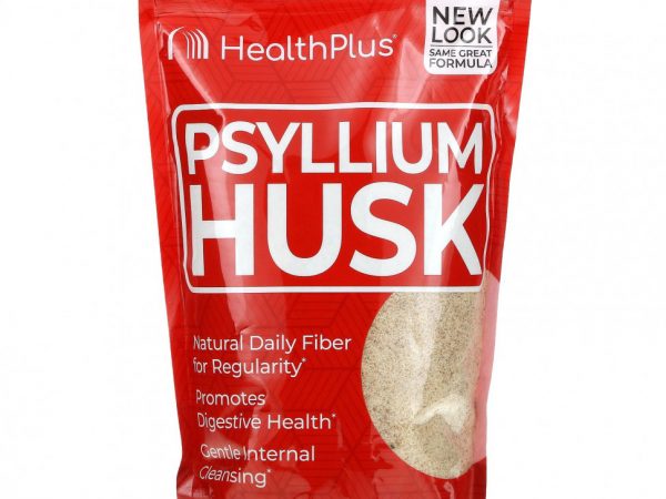 Health Plus, 100 % чистая шелуха семян подорожника, 680 г (1,5 фунта)