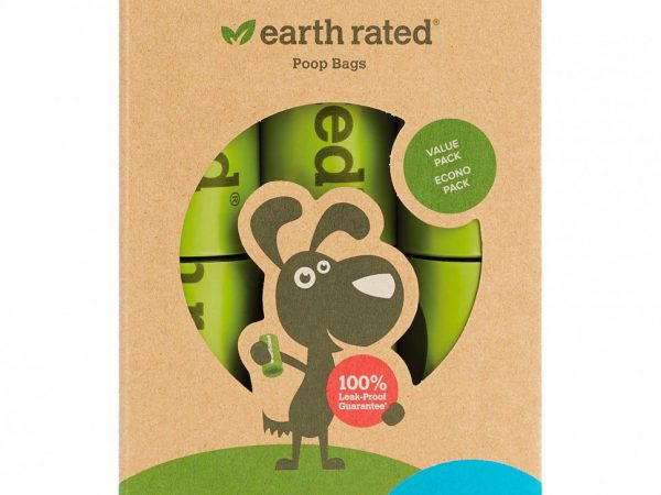Earth Rated, Пакеты для отходов для собак, без запаха, 270 пакетов