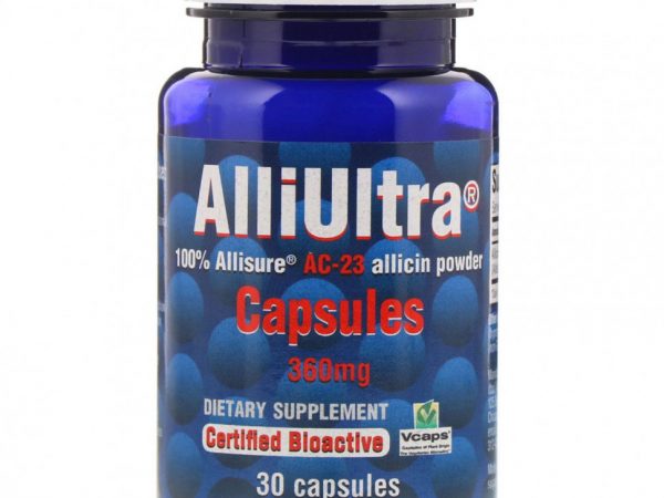 Allimax, AlliUltra, 360 мг, 30 капсул