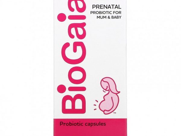 BioGaia, Protectis MUM, пренатальный пробиотик, 30 капсул