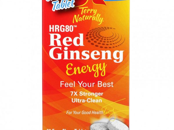 Terry Naturally, HRG80 Red Ginseng Energy, 30 жевательных таблеток