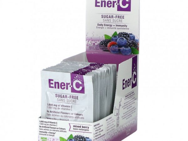Ener-C, Vitamin C, Multivitamin Drink Mix, Surgar Free, Mixed Berry, 1,000 mg, 30 Packets, 0.2 oz (5.46 g) Each