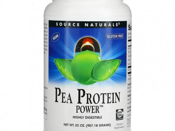 Source Naturals, Pea Protein Power, гороховый протеин, 907,18 г (32 унции)