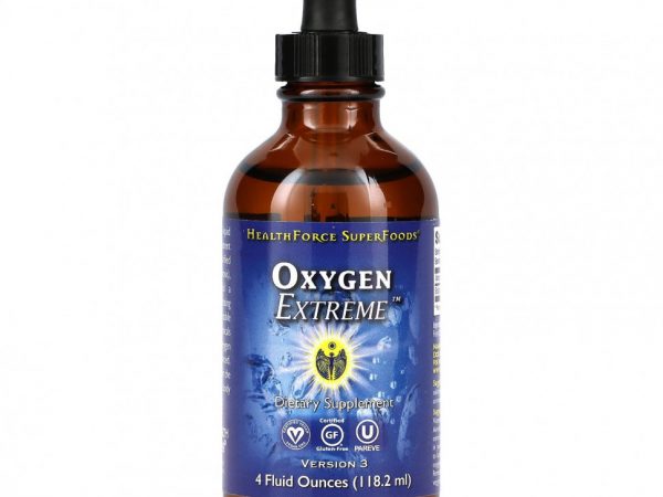 HealthForce Superfoods, Oxygen Extreme, кислород, 118,2 мл (4 жидк. унции)