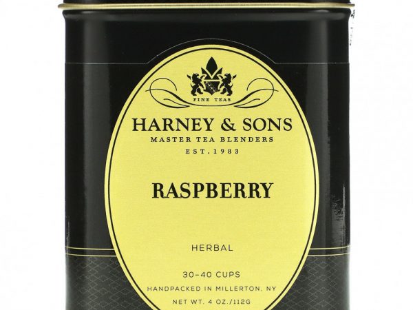 Harney & Sons, травяной чай с малиной, без кофеина, 112 г (4 унции)