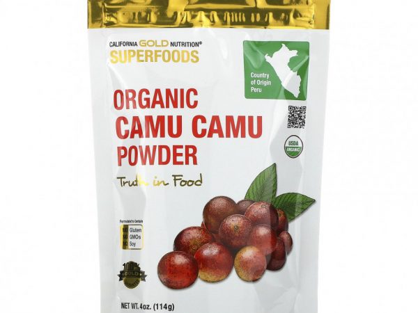 California Gold Nutrition, органический порошок из каму-каму, 114 г (4 унции)