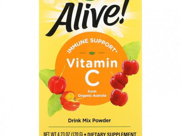 Nature's Way, Alive!, фруктовый источник витамина C, 120 г (4,23 унции)