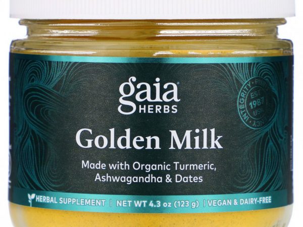 Gaia Herbs, Золотое молоко, 123 г (4,3 унции)