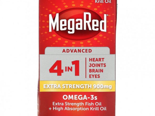 Schiff, MegaRed, улучшенные омега-3 кислоты 4 в 1, повышенная сила действия, 900 мг, 40 мягких таблеток