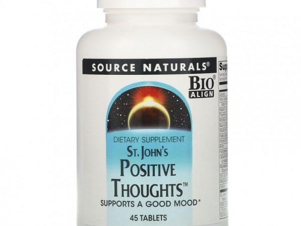 Source Naturals, St. John's Positive Thoughts, 45 таблеток